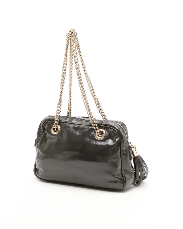 Gucci Patent Soho Chain Bag in Patent leather from A Retro Tale, photo 3 of 7