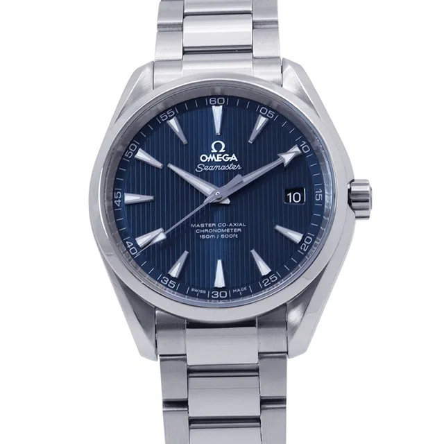 Omega Seamaster Aqua Terra 150?M W41.5mm Stainless Steel Blue Dial231.10.42.21.03.003 in Blue from GALLERY RARE