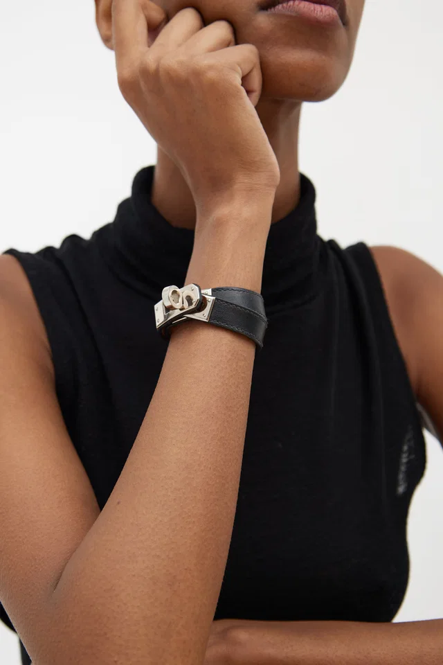 Hermès 2012 Kelly Double Tour Bracelet in Leather from VSP Consignment
