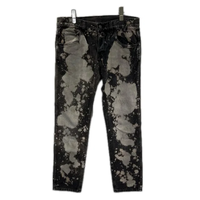 Gucci Gray Bleached Denim Pants 32 Jeans in Grey Denim from The Reluxe