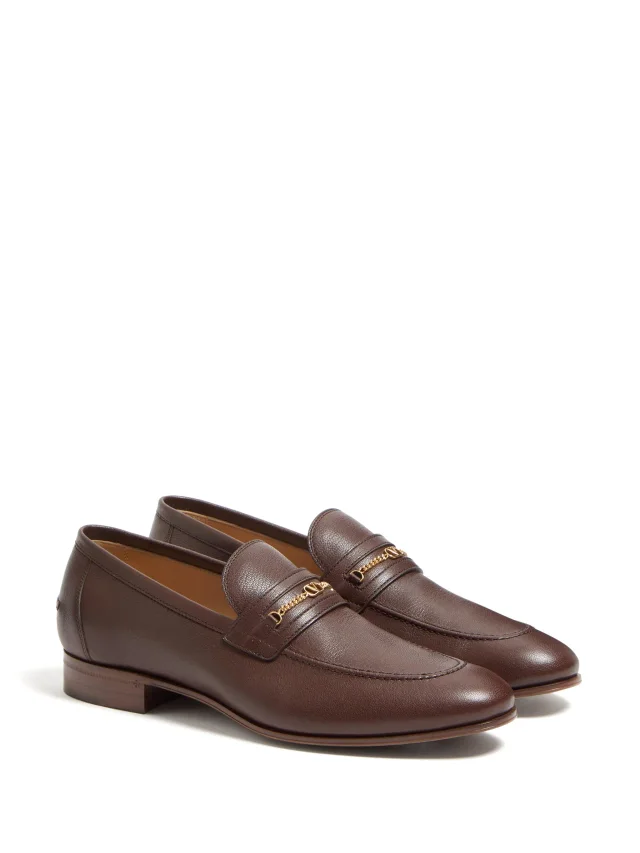 Valentino Garavani VLogo signature kidskin moccasins, photo 2 of 2 from FARFETCH