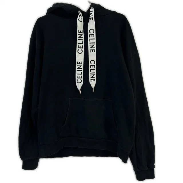 Celine Cotton Fleece Loose in Black from The Reluxe