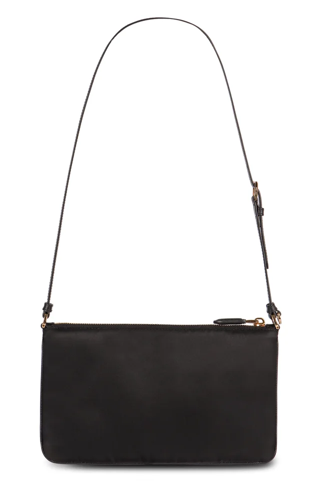 Prada Re-Nylon Shoulder Bag — Black Polyamide in Black Nylon from HEWI, photo 2 of 2