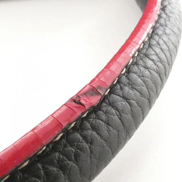 Loewe Senda Bag in BLACK+RED / SILVER metal fittings WxHxD: 25-34cm x 15cm x 9cm Handle: 35-43cm from KOMEHYO, photo 6 of 8