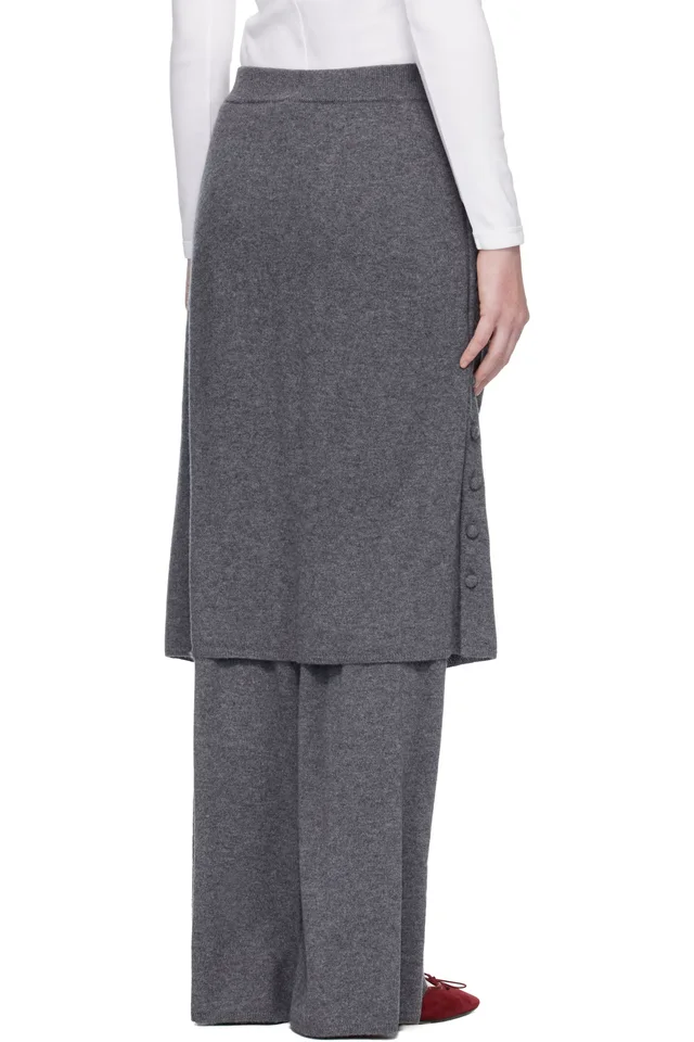 LISA YANG Gray 'The Payton' Trousers, photo 3 of 4 from SSENSE