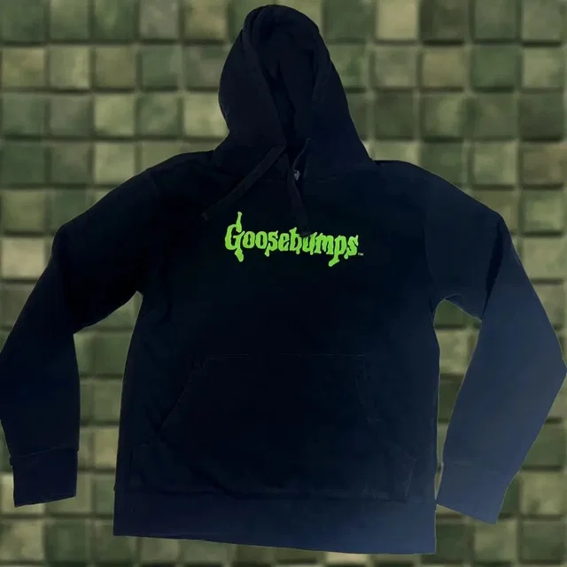 Etro Goosebumps Hoodie Unisex Sm Black Welcome To Horrorland Graphic Print 90s Spooky Retro in black from Grailed