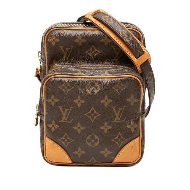 Brown Louis Vuitton Monogram Amazone Crossbody Bag in Brown Coated canvas from Designer Revival