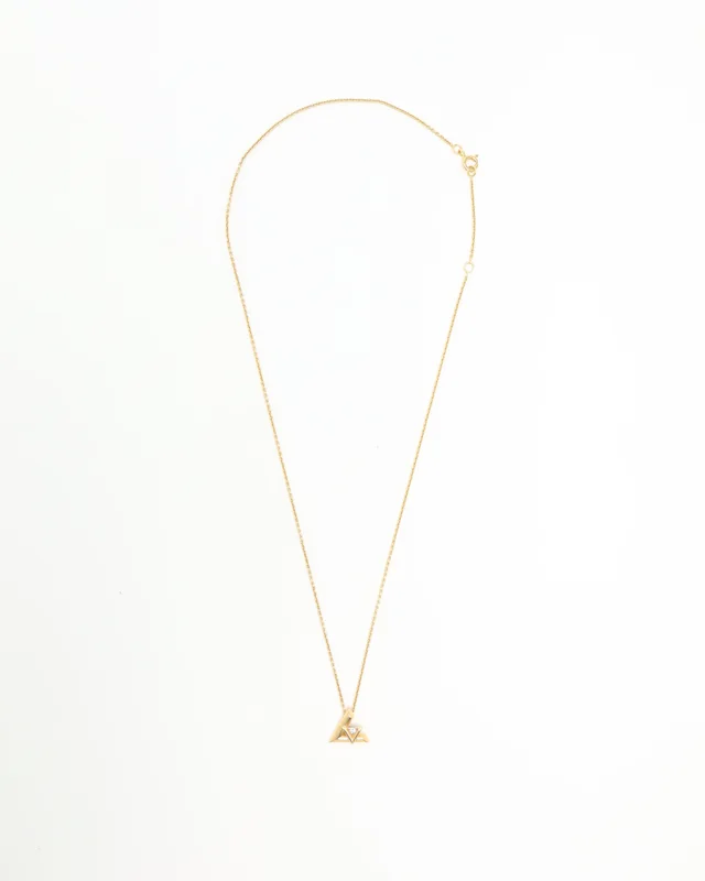 Louis Vuitton Volt One Small Pendant, 18kt Yellow Gold And Diamond in Yellow from A Retro Tale, photo 3 of 5