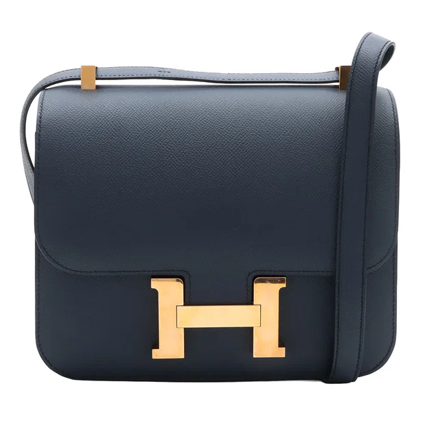 Hermès Constance 3 24 Navy, manufactured in 2017 in Navy Epsom leather from VINTAGE QOO TOKYO