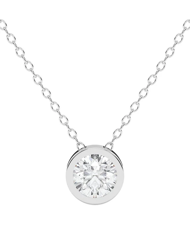 Lab Grown Diamonds 14K 1.25 ct. tw. Lab-Grown Diamond Necklace, image 1 of 1 from Gilt