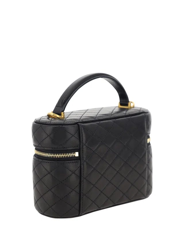 Saint Laurent Vanity Gaby Shoulder Bag — Black Calf Leather in Black Calfskin from HEWI