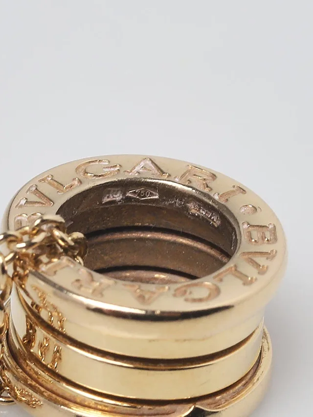 Bvlgari 18k Gold B.Zero1 Small Pendant Necklace in Gold from Yoogis, photo 6 of 8