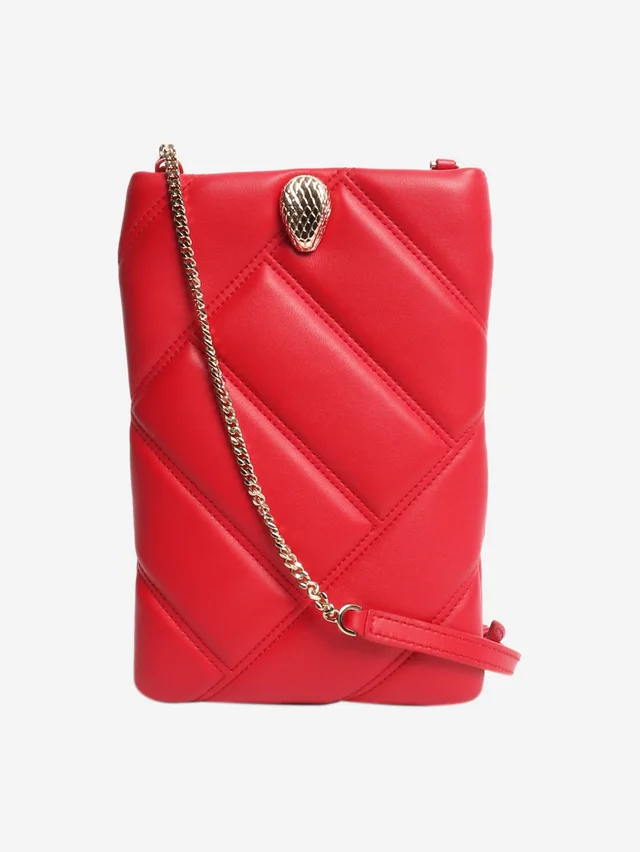 Bvlgari Red Serpenti crossbody pouch in Red Leather from Sign of the Times