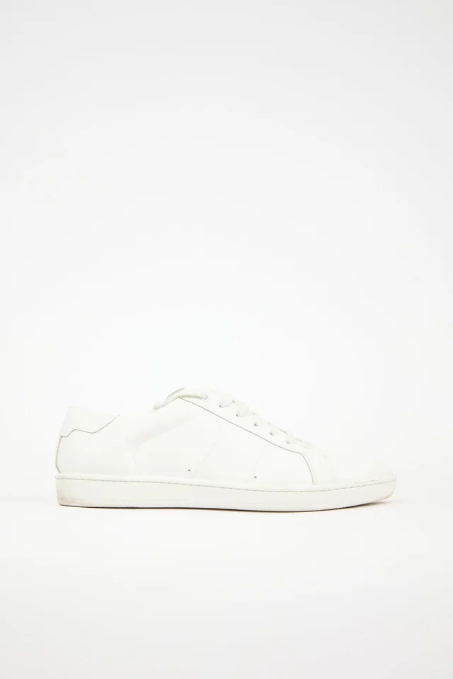 Saint Laurent Court Classic SL01 Sneaker in Leather from VSP Consignment