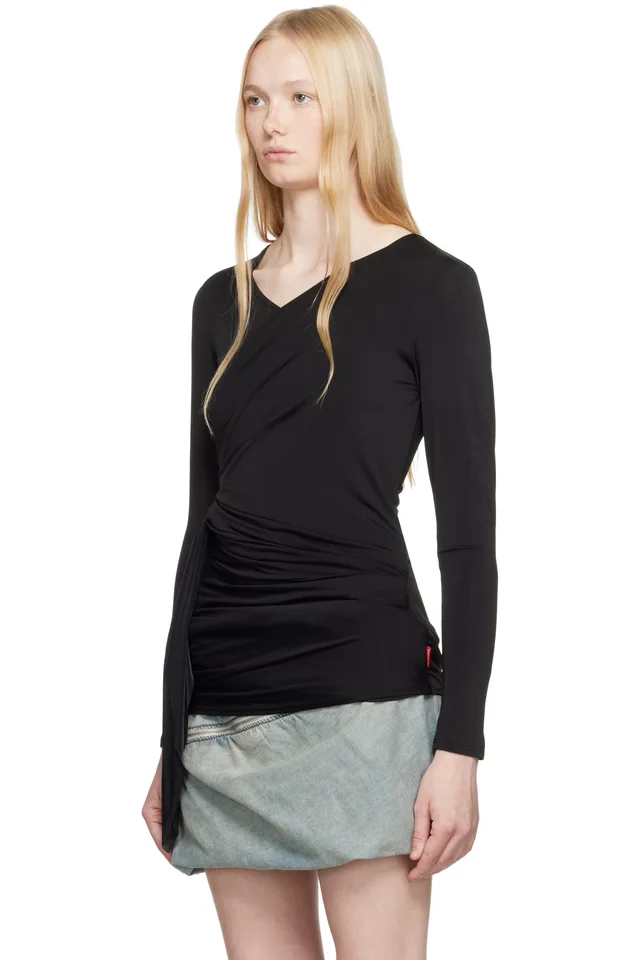 Diesel Black T-Crissy-Plain T-shirt, photo 4 of 5 from SSENSE
