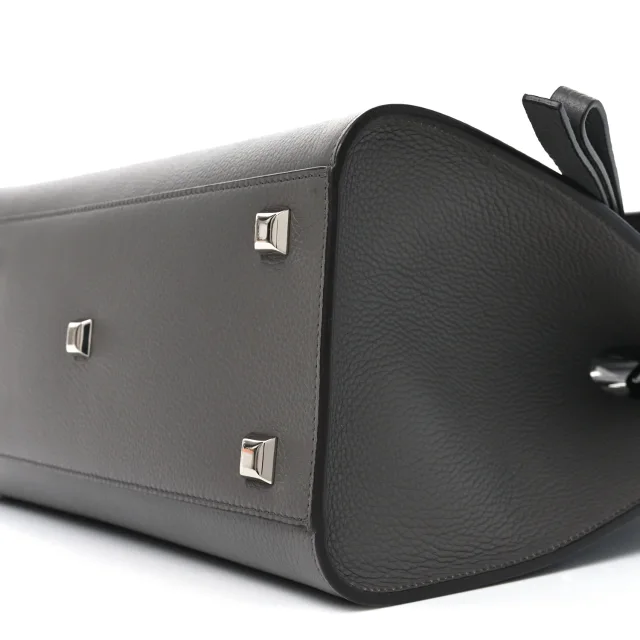 Ferragamo Medium Studio Soft Bag Grey in Grey Calfskin from FASHIONPHILE, photo 10 of 10
