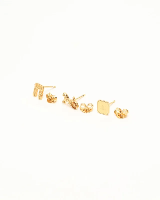 Celine 3-piece set, Horse Carriage, Triomphe and Logo Earrings from A Retro Tale, photo 5 of 5