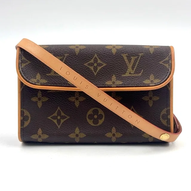 Louis Vuitton Pochette Florentine Monogram Strap XS Leather Brown Light in Brown Leather from The Reluxe