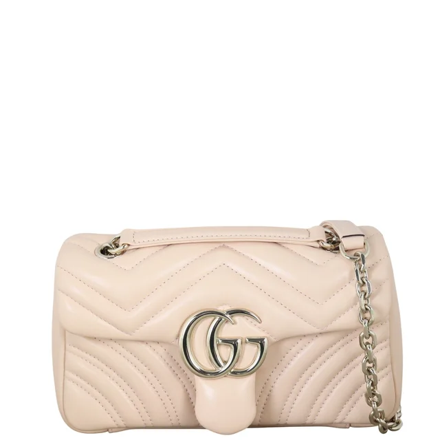 Gucci GG Marmont Matelasse Small Shoulder Bag in Leather from Luxe.It.Fwd