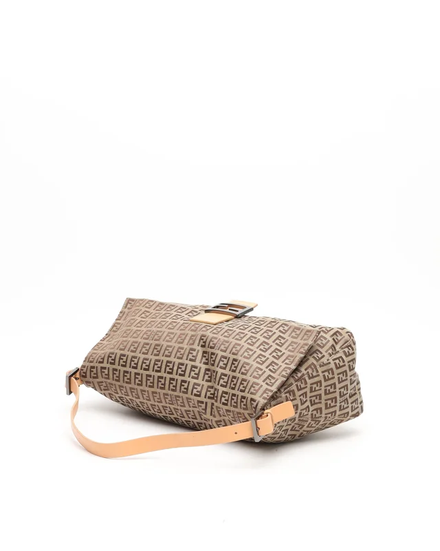 Fendi Zucchino Mamma Baguette Bag in Canvas from A Retro Tale, photo 5 of 12