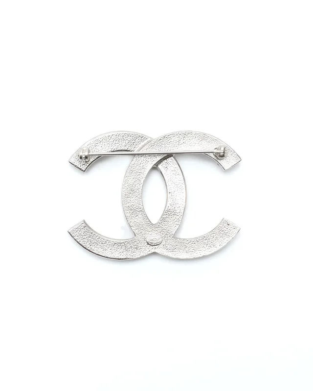 Chanel Coco Mark Rhinestone Brooch from A Retro Tale, photo 2 of 6