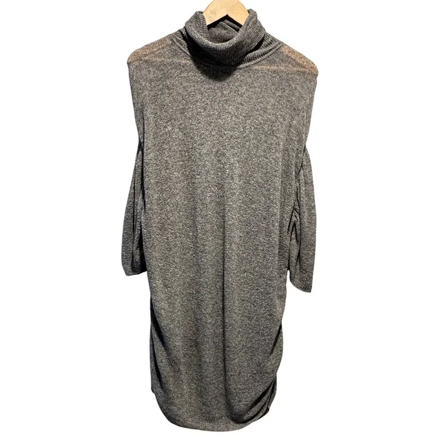 Max Mara Vintage Tunic Sweater Womens M Angora Wool Blend Turtleneck Bergdorfs in gray Wool from Poshmark