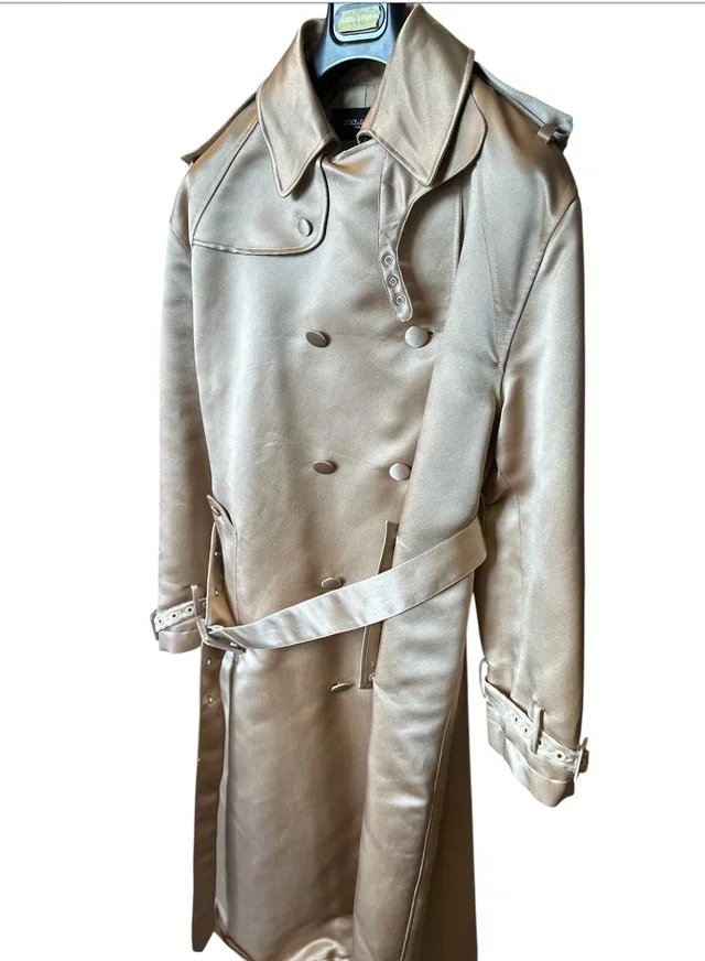 Dolce & Gabbana Jacket Long beige DG classic in Beige from Luxury Promise