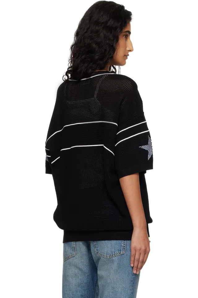 Black Amiri Sport T-shirt, photo 3 of 4 from SSENSE