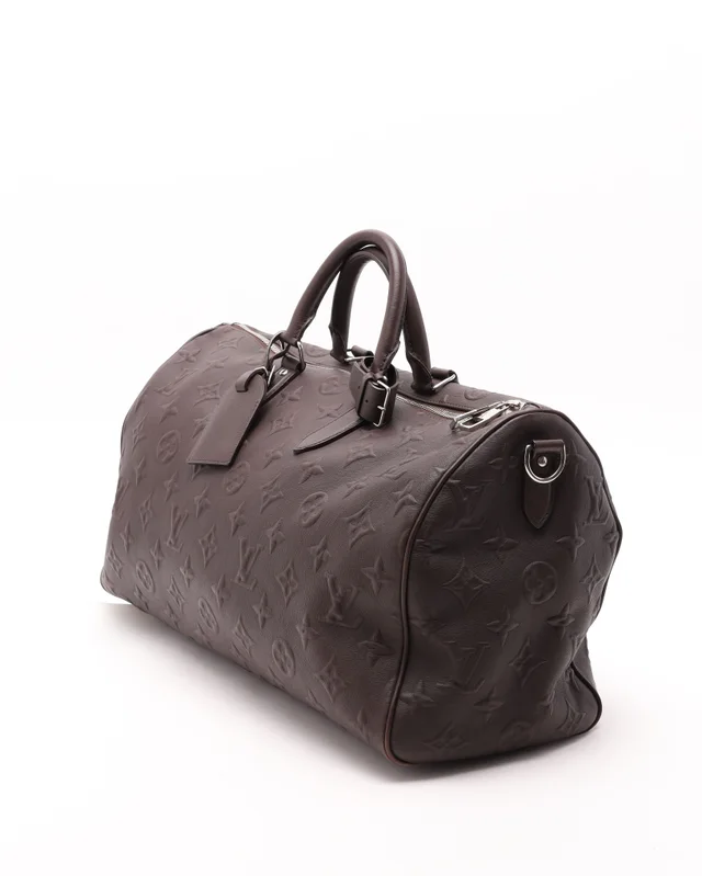 Louis Vuitton x Edun Revelation Keepall Bandoulière 45 Weekend Bag in Leather from A Retro Tale, photo 3 of 7