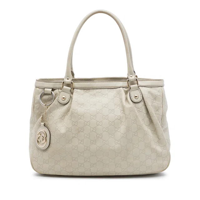 Brown Gucci Guccissima Sukey Tote in Brown Leather from Designer Revival, photo 1 of 1