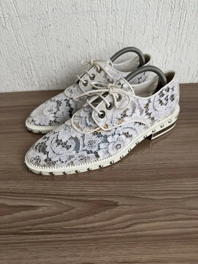 Givenchy Y Nika Lace Wedding Oxford in white from Grailed