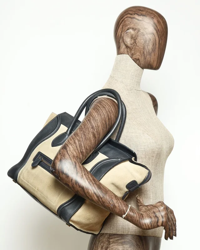 Celine Luggage Mini Bag in Suede from A Retro Tale, photo 15 of 15