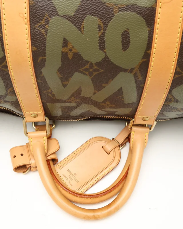 Louis Vuitton Keepall 50 Graffiti Weekend Bag in Coated canvas from A Retro Tale, photo 7 of 9