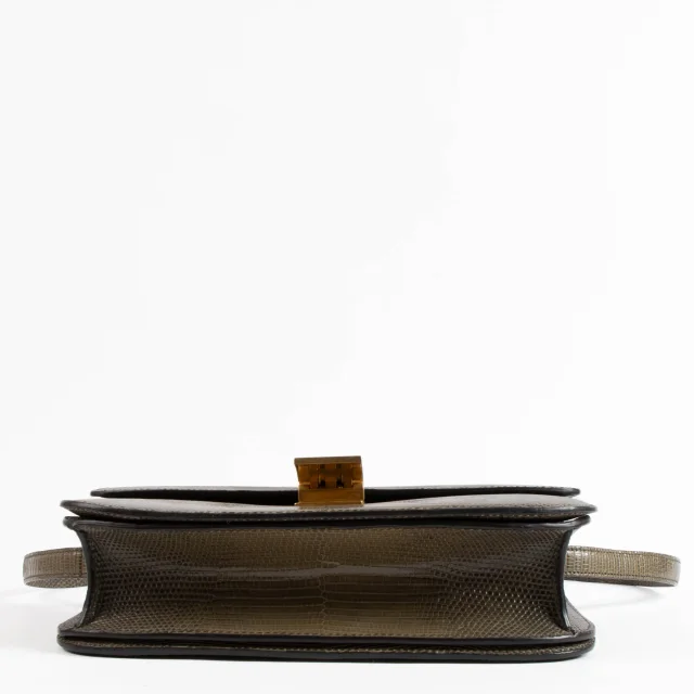 Celine Army Green Lizard Medium Classic Bag in Green Lizard from Labellov, photo 5 of 9