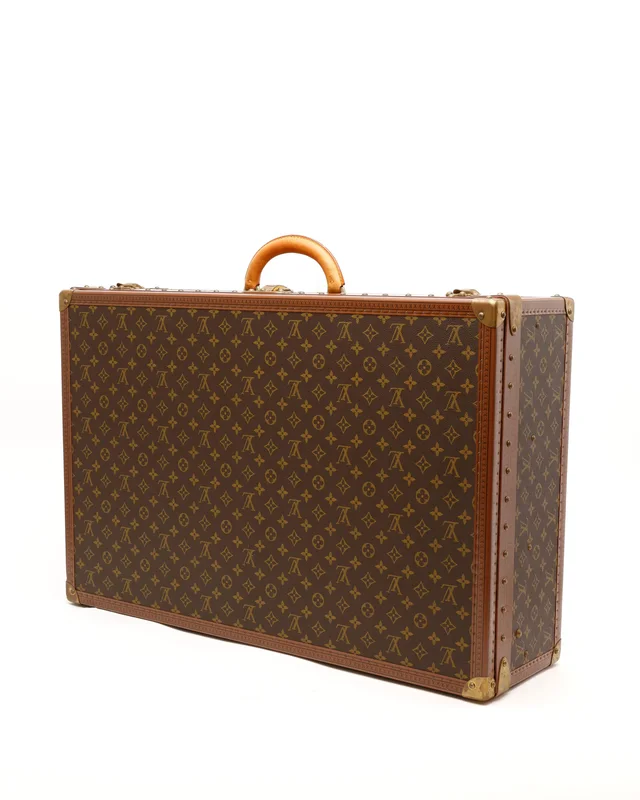 Louis Vuitton Monogram Alzer 75 Hard-sided Luggage Bag in Coated canvas from A Retro Tale, photo 3 of 12
