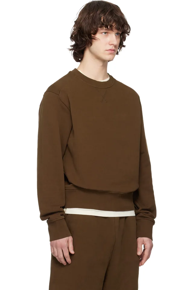 Entire Studios Brown Pod Crew Sweatshirt, photo 2 of 4 from SSENSE