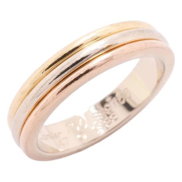 Cartier Ring Vendome 18k Yellow Gold 18k White Pink in White from The Reluxe