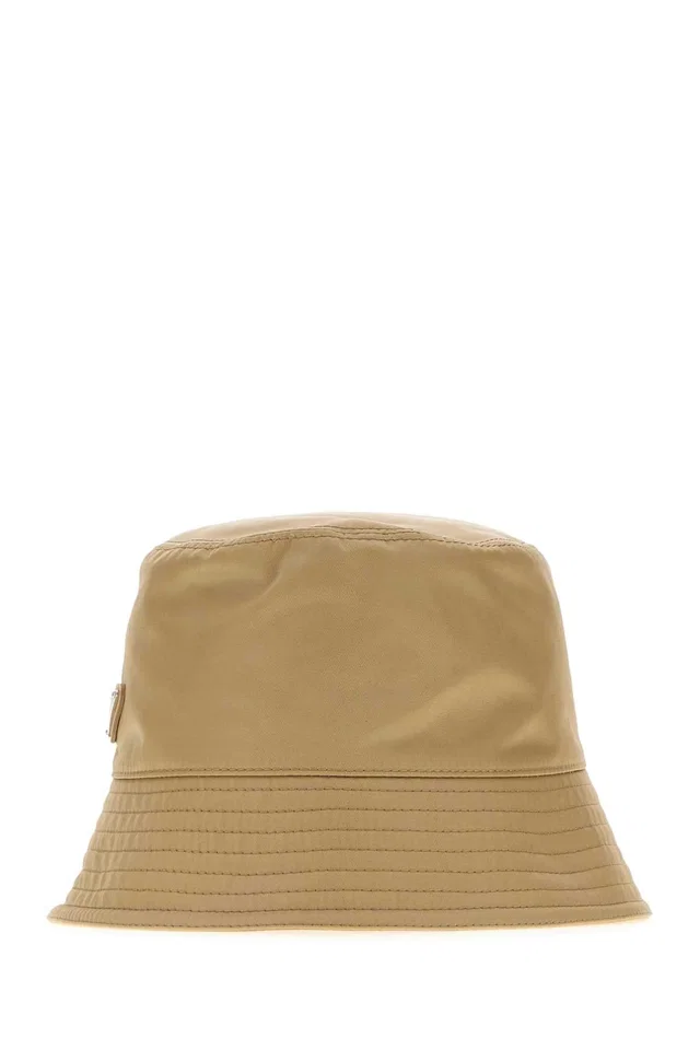 Prada Nylon Bucket Hat — Beige in Beige Nylon from HEWI