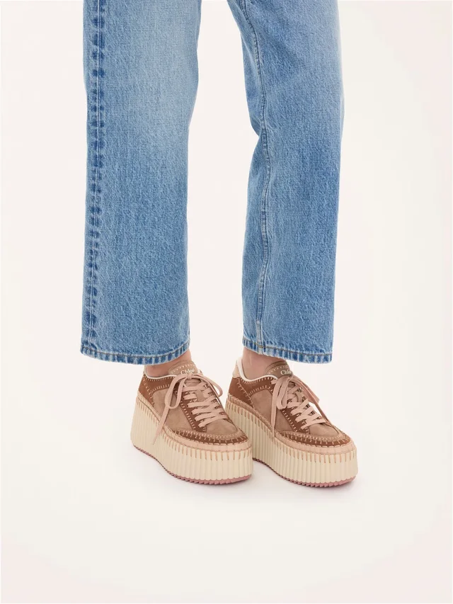 Chloé Nama Platform Low-Top Sneakers, photo 4 of 6 from SENSER