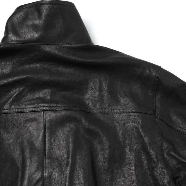Auralee Long-sleeve leather jacket, photo 8 of 9 from SENSER