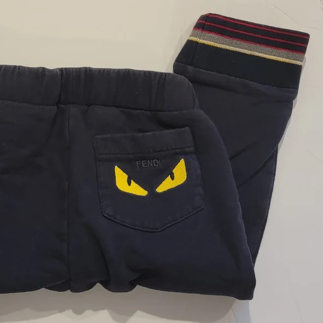 Fendi Boys Track Pants 12 Months Monster in gray|blue from Poshmark