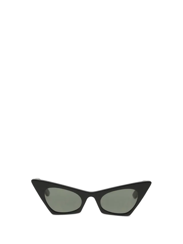 Alexander McQueen 856536j0749 Cat-Eye Sunglasses — Black Plastic in Black from HEWI