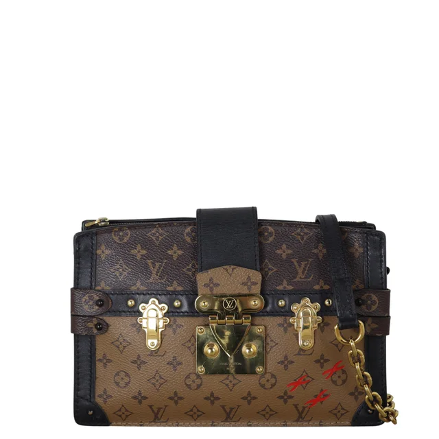 Louis Vuitton Trunk Clutch Monogram Reverse in Calfskin from Luxe.It.Fwd