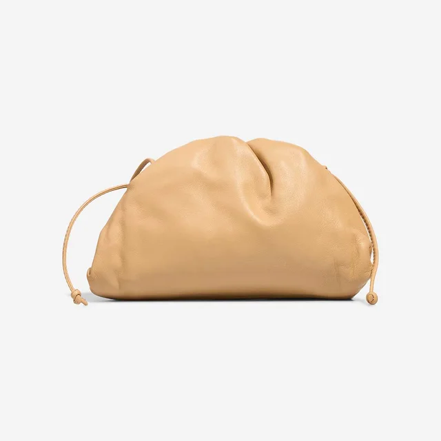 Bottega Veneta Pouch Mini Lamb Beige in Beige Lambskin from SACLÀB, photo 4 of 8