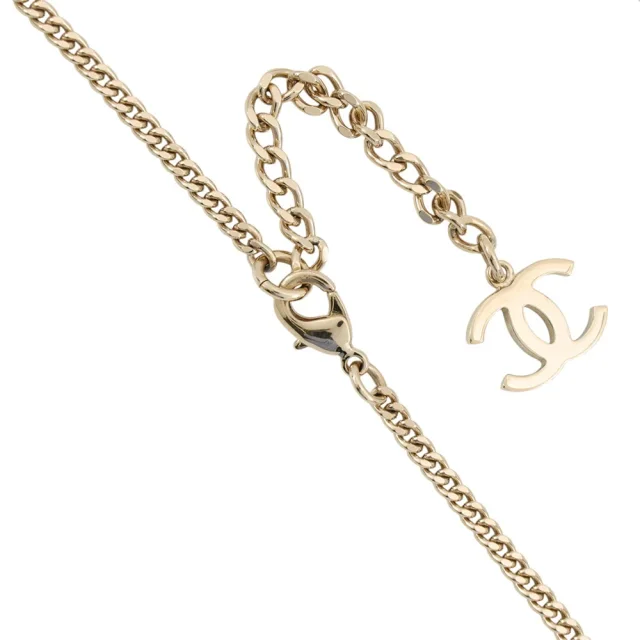 Chanel Heart Necklace PinkABG221 B21625 Metal Costume Pearl Resin in Resin from GALLERY RARE, photo 5 of 10