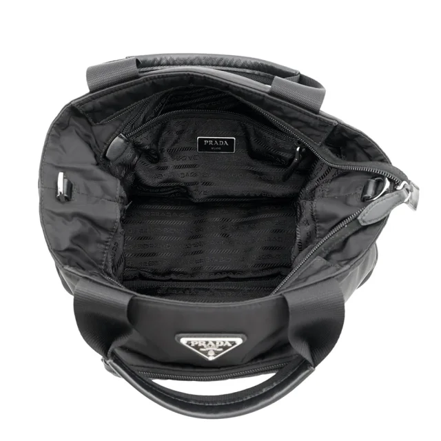 Prada Re-Nylon 2WAYHandbag Black1BG354_RV44_F0002_V_B1M Nylon in Nylon from GALLERY RARE, photo 6 of 14
