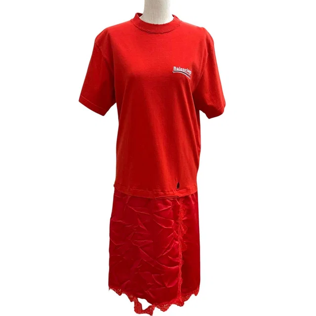 Balenciaga Cotton Jumpsuit in Nylon from LuxUness