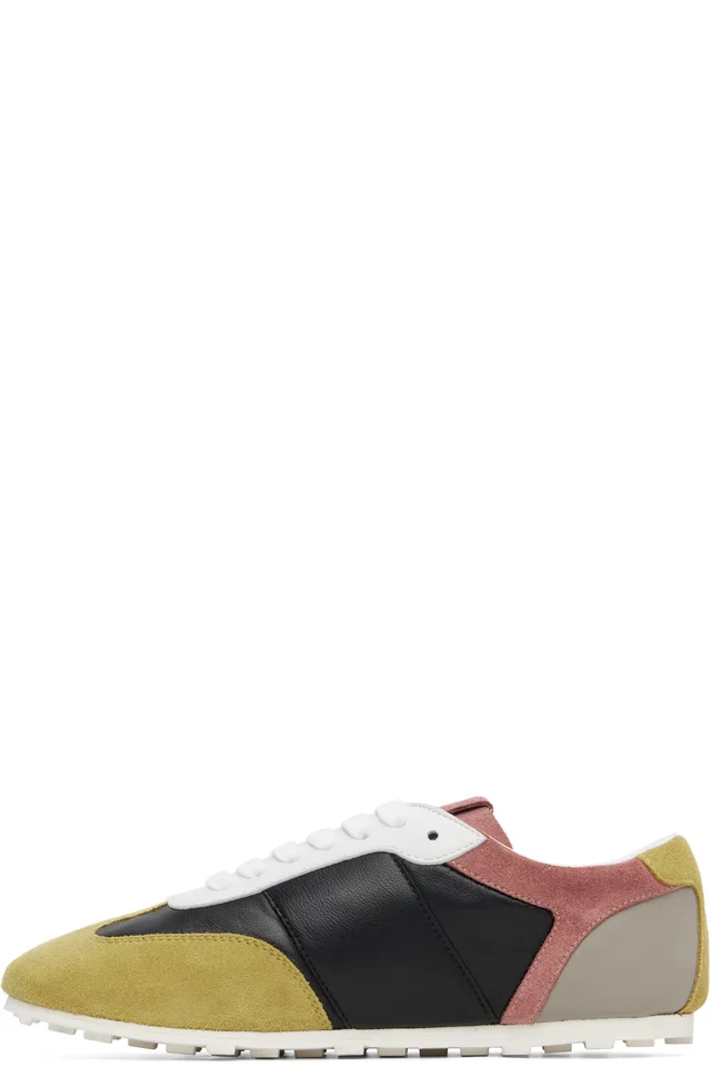 Marni Multicolor Leather & Suede Sneakers, photo 3 of 5 from SSENSE