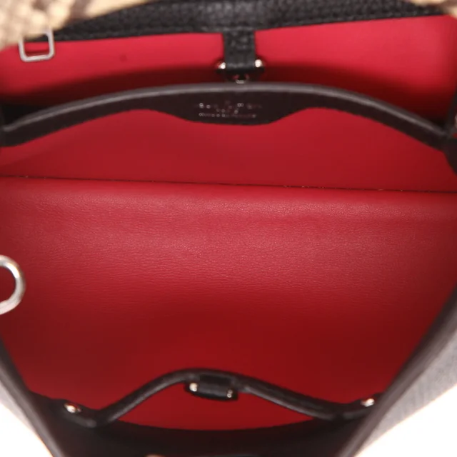 Louis Vuitton Capucine BB handbag in Noir Clémence calfskin in Black Clemence leather from Collector Square, photo 6 of 6