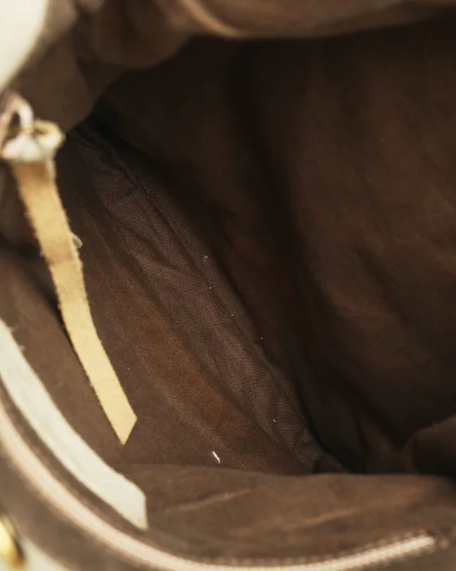 Saint Laurent Logo Shoulder Bag in Suede from A Retro Tale, photo 5 of 6